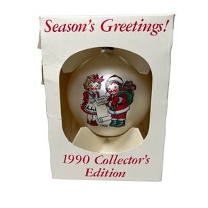 The Campbell Kids Vtg Christmas Ornament, 1990 Collector's Edition, Used in Box
